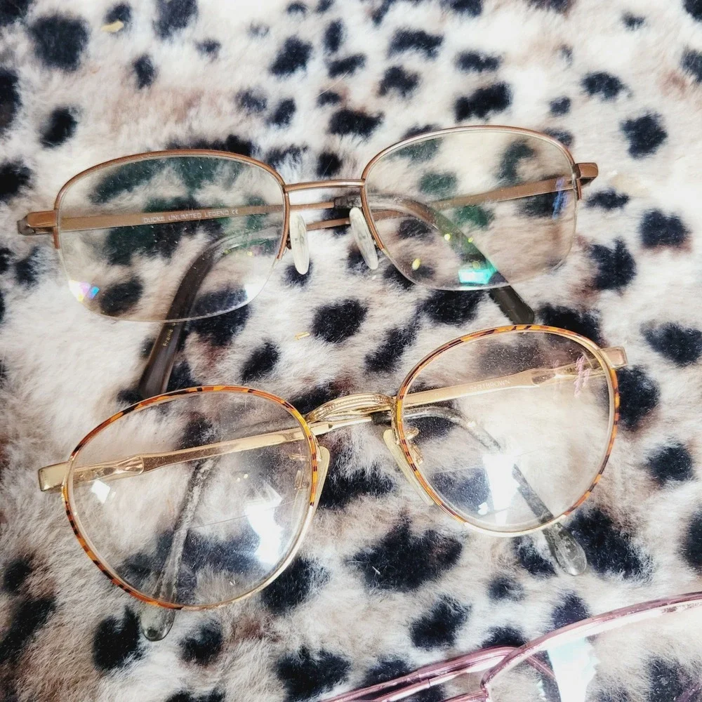 Vintage Eyeglass Frames Lot 4 Ducks Unlimited Safilo‎ Emozioni Sertbrown Mixed